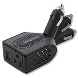 CyberPower CPS150BU 150W Mobile Power Inverter with USB Charger and Swivel Head (Black)