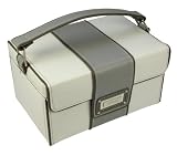 Boutique White & Grey Medium Jewellery Box