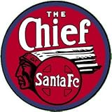 Santa Fe Chief Porcelain Refrigerator Magnet