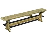 Outdoor Living : 8' Treated Pine Trestle Table Bench