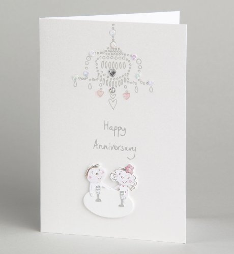 Sherberts Anniversary Chandelier Card
