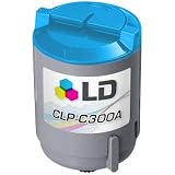 Samsung CLP-300 Compatible Cyan CLP-C300A Laser Toner Cartridge by LD Products