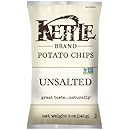 Kettle Brand Potato Chips, Unsalted, 5-Ounce Bags (Pack of 15)