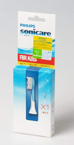 PHILIPS sonicare FoR KiDS 7+ 電動歯ブラシ・ソニッケアーキッズ用替えブラシ【対象年齢:7~10才】 HX6041/11