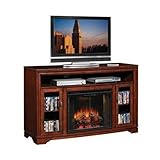 IMAGE OF Classic Flame 28MM708-C232 Santa Monica Electric Fireplace and Media Console With Regal Empire Cherry Finish