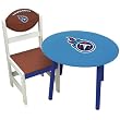 Tennessee Titans NFL Childrens Wooden Table (23(Dia)x17")"