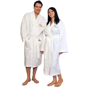 Mr And Mrs Bathrobe, White