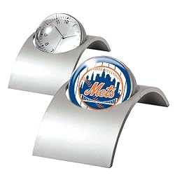 New York Mets MLB Spinning Desk Clock by Great American Products