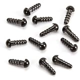 Darice SBE20 100-Piece Solid Black Eyes, 6mm