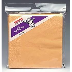 Catering Tableware | Napkins 33cm Peach