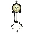 Victorian Age Black Wrought Iron Wall Clock