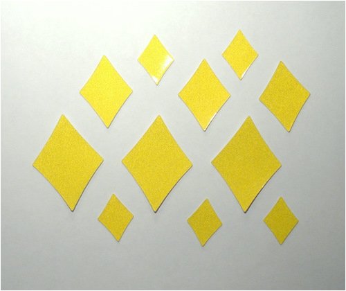 Fun Reflector Diamond Reflective Wheelchair Sticker