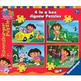 Dora the Explorer - 4 Puzzles in a Box