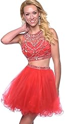 Sexy Beaded Short Party Dress/Mini Dress 