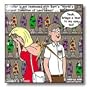 Lava Lamps On First Date - 10x10 Wall Clock