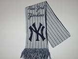 NEW YORK YANKEES 100% Acrylic Winter Scarf 7 Wide 64 Long with Team Logo & Colors