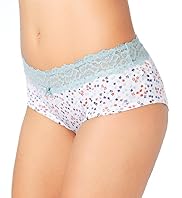 Cotton Rich Low Rise Floral Lace Shorts