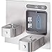 Halsey Taylor HTHBWF-HRFSEBP-I Contour Wall Mounted ADA Indoor Rated Bi-Level Bottle Filler Fountain Combo