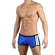 Mens New Side Stripes Boxer Swimsuit By Gary Majdell Sport
