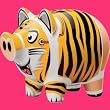 Sparschwein PIGGY BANK Hartmann 06 (Tiger) von Ritzenhoff