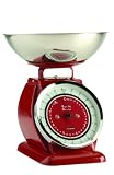 Typhoon Italian Job Steel Body Scale in Red with Stainless Steel Bowl