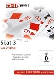 Produkt-Bild: Skat 3, CD-ROM 12 verbesserte Spielweisen. Anpassbare Spielst&auml;rke. 28 Kartenbilder. F&uuml;r Windows 98 SE, ME, 2000, XP, Vista, 7 oder Mac OS X ab Version 10.3