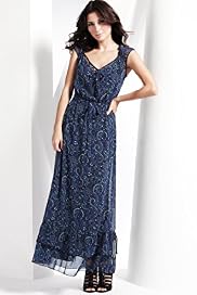 Limited Collection Paisley Print Belted Maxi Dress with Camisole