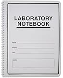 BookFactory Carbonless Lab Notebook (Scientific Grid Format), 50 Sets of Pages - 100 Sheets Total - Laboratory Notebook Duplicator [Wire-O Bound] (LAB-050-WTG-D)
