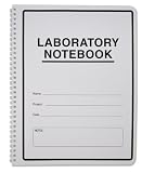 BookFactory Carbonless Lab Notebook (Scientific Grid Format) - 100 Sets of Pages - 200 Sheets Total - Laboratory Notebook Duplicator [Wire-O Bound] (LAB-100-WTG-D)