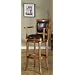 Oak Finish Monte Carlo Game Room Bi-cast Bar Stools With Arms