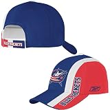 Reebok Columbus Blue Jackets Team Colorblock Adjustable Hat
