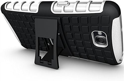 Elephone Heavy Duty Shockproof Impact Armor Hard Hybrid Rugged Case Protective Cover Kickstand Skin Screen Protector Stylus For LG G Pro Lite D680 D682 White