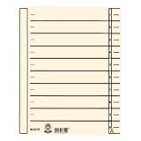 Produkt-Bild: Esselte Leitz 16570011 Trennblatt, A4, Karton, &Uuml;berbreite, chamois