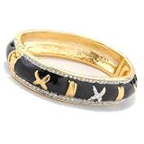 7 Fancy X Enamel Bangle Bracelet