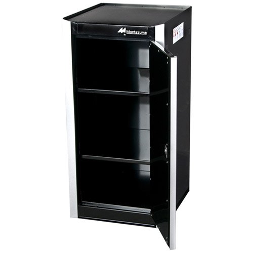 Montezuma BK1802SB 18-Inch 2-Shelf Box Black