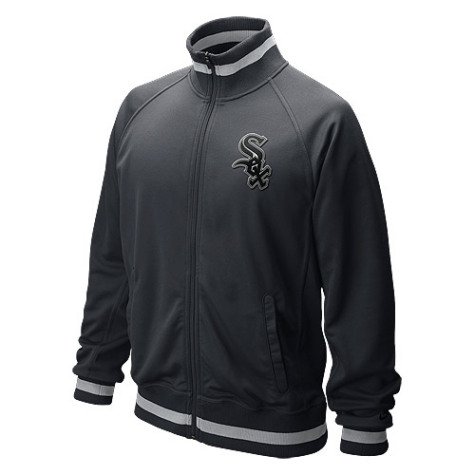 Mens Chicago White Sox Warning Track Jacket - M