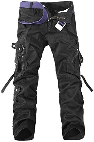 Outake Men's Loose Fit Multi Pocket Casual Cargo Pants 6 colors 11 sizes