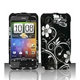 Electromaster(TM) Brand - White Flowers Rubberized Design Crystal Hard Skin ....