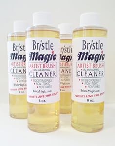 Bristle Magic Paint Brush Cleaner 4- 8 Oz Bottles Sale $38