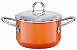 Silit 2-Quart High Casserole with Lid, Wild Orange