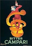 Fridge Magnet-Classic Campari Advertising-7cm x 4.5cm-Set of 2