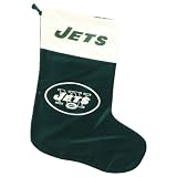 New York Jets 2-Tone Holiday Stocking (Measures 22" x 9") - Green