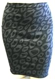 Mosquitohead Women's LEOPARD PRINT PENCIL SKIRT