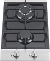 Ramblewood high efficiency 2 burner gas cooktop(Natural Gas), GC2-48N