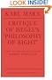 Critique of Hegel's 'Philosophy Of Right' (Cambridge Studies in the History and Theory of Politics)