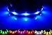 GoDoggie-GLOW - Improved Dog Visibility & Safety - USB Rechargeable LED Dog Safety Collar - 7 Colors & 5 Sizes - Super-Bright LED's Glow & Flash - Connects to Devices to Recharge - Great Fun, Peace of Mind & Safe - Blue Large
