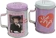 Lucy and Ethel Tin Salt and Pepper Shakers