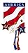 Evergreen Flag Embellished Patriotic Applique Garden Flag - 12.5 x 18 Inches Outdoor Decor for Homes and Gardens