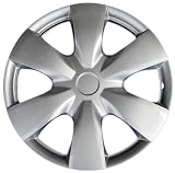 Drive Accessories KT1008-15S/L 15 Silver ABS Plastic Wheel Cover - Pack of 4