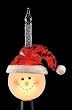 Pack of 6 Snowman Head with Santa Hat Christmas Bubble Night Lights